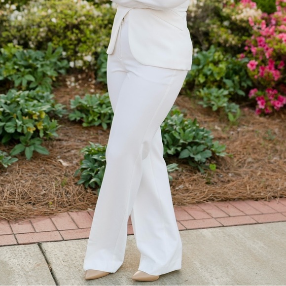 Express Pants - Elegant White Women's bottoms
